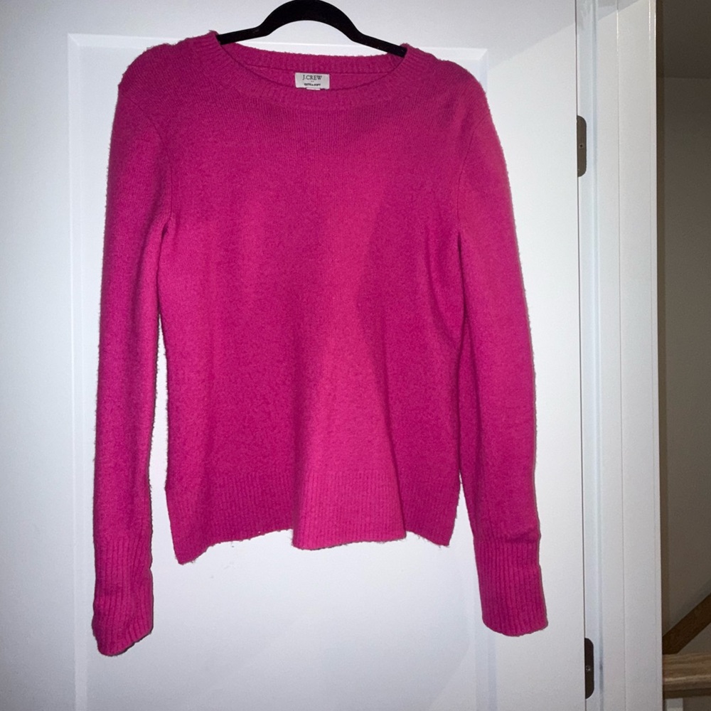 J. Crew Pink Crew Neck Sweater